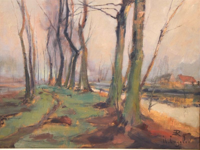 René Engelen landschap schilderij
